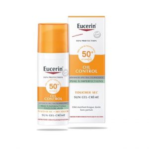 Eucerin Sun Protection SPF50++ Sun Dry Touch Acne Oil Control Ultra Light 50ml ครีมกันแดดยูเซอริน