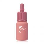 Peripera Lip Ink Velvet 4g #27 Strawberry Nude ลิปเพริเพร่า