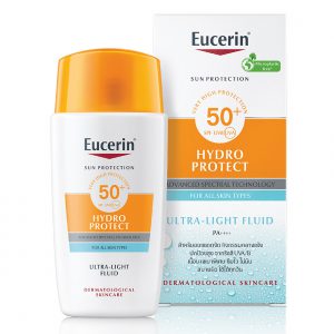 Eucerin Sun Hydro Protect Ultra-Light Fluid SPF50 50ml ครีมกันแดดยูเซอริน