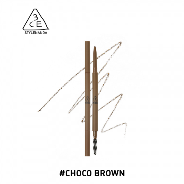 ดินสอเขียนคิ้ว 3CE Super Slim Eyebrow Pencil สีChoco Brown