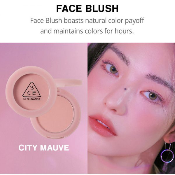 3CE Mood Recipe Face Blush on สีCity Mauve บลัชออน3CE