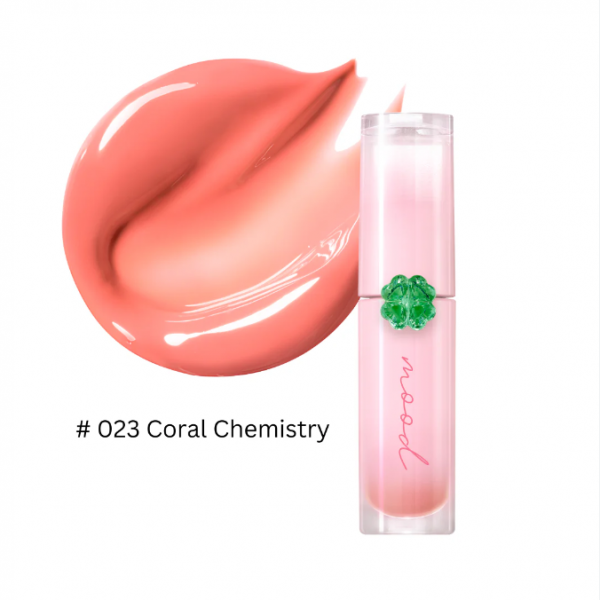 Peripera Ink Mood Glowy Tint สี 23 Coral Chemistry ลิปเพริเพร่า
