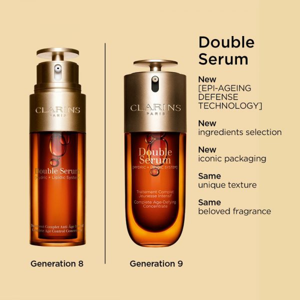 ดับเบิ้ลเซรั่มคลาแรงส์ Clarins Double Serum 30ml New